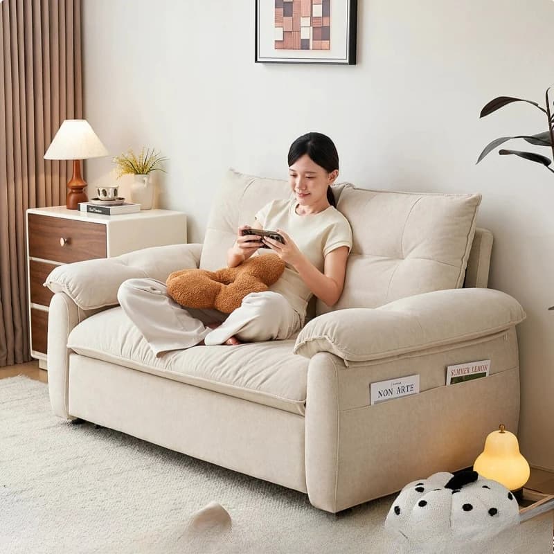 Oversized Cushion Living Room Sofas Beige Italian Individual Nordic Sofa Living Room Lounges Divano Soggiorno Home Furniture