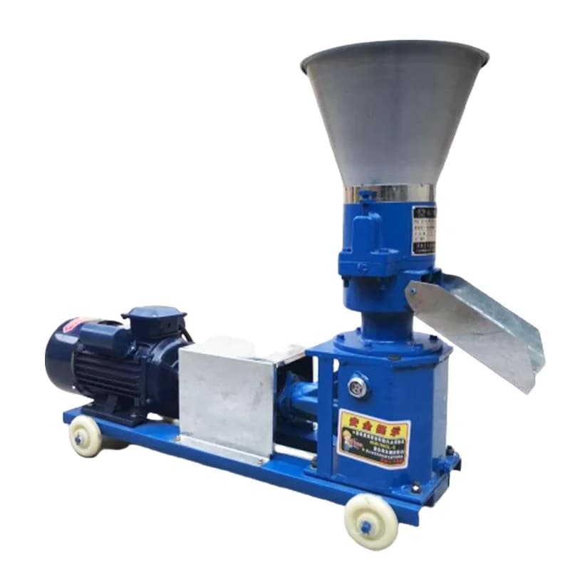 New Stainless Steel Fish Meal Making Machine High 500kg/h Capacity Electric/Diesel Engine 1 Year Warranty for Aquatic Animals