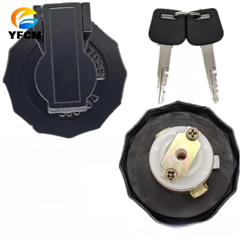 Excavator Parts Hexagon Auxiliary Fuel Tank Cap for FAW Jiefang JH6 TianV HanV Qingdao Light Truck Isuzu JAC Jieshun