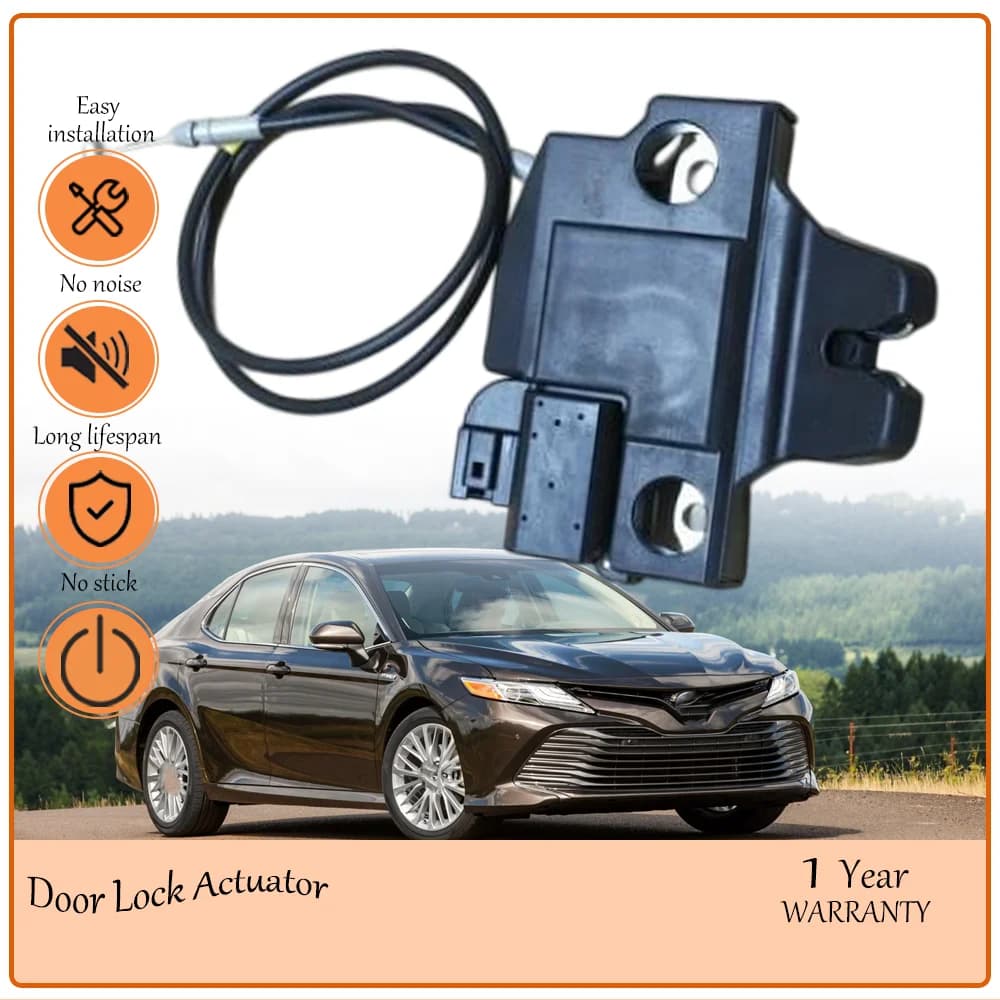 Wear Resilient Rear Tailgate Door Lock Actuator Motor Unit, Tailored for Toyota Camry 2018 2019, oem 64600-33240,6460033240