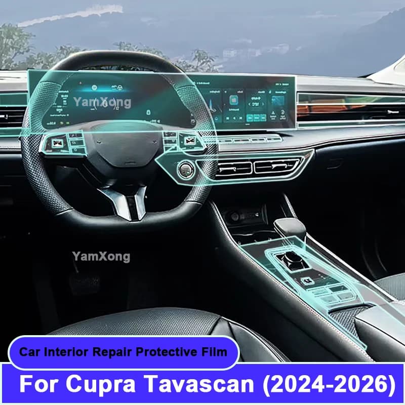 For MG HS (2025-2026) TPU Car Interior Protective Film Dashboard Center Control Screen Anti Fingerprint Protective