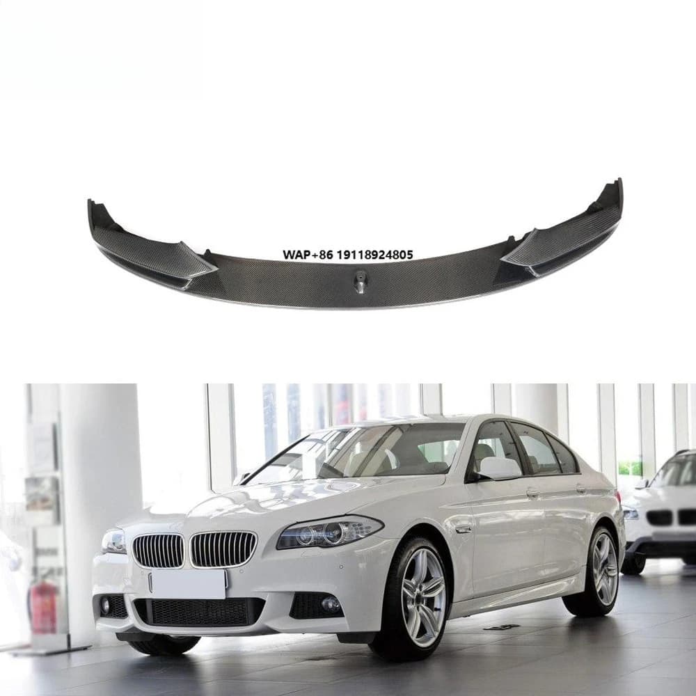 Carbon Fiber F10 M TECH Front Lip Splitter for  F11 F18 528i 530i 535i 550i M Sport 13-16 P Style