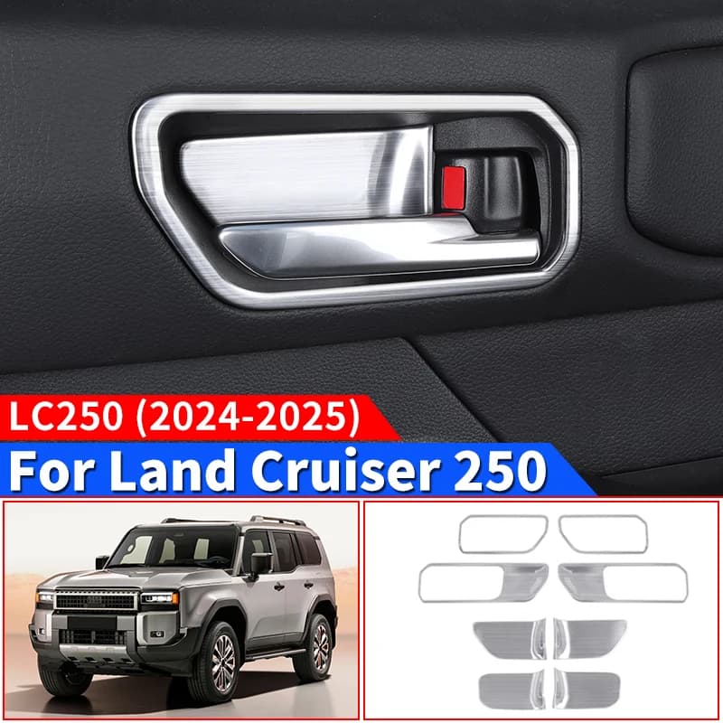For Toyota Land Cruiser 250 2024 2025 Prado LC250 1958 First Edition Car Door Handle Inner bowl Decoration,Interior Accessories