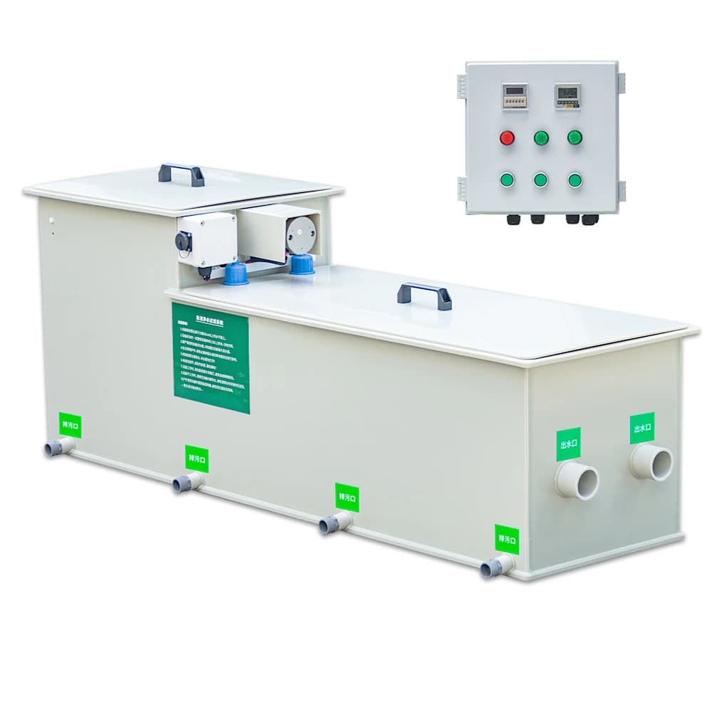 Qihang Lake Water Filtration Equipment Combi Drum Filter for Koi Pond Automatic Backwashing Fish Pond Water Filter System