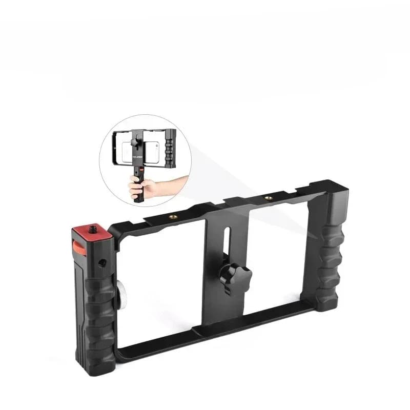 Double handle photography mobile phone shooting bracket PC02A VLOG shooting equipment