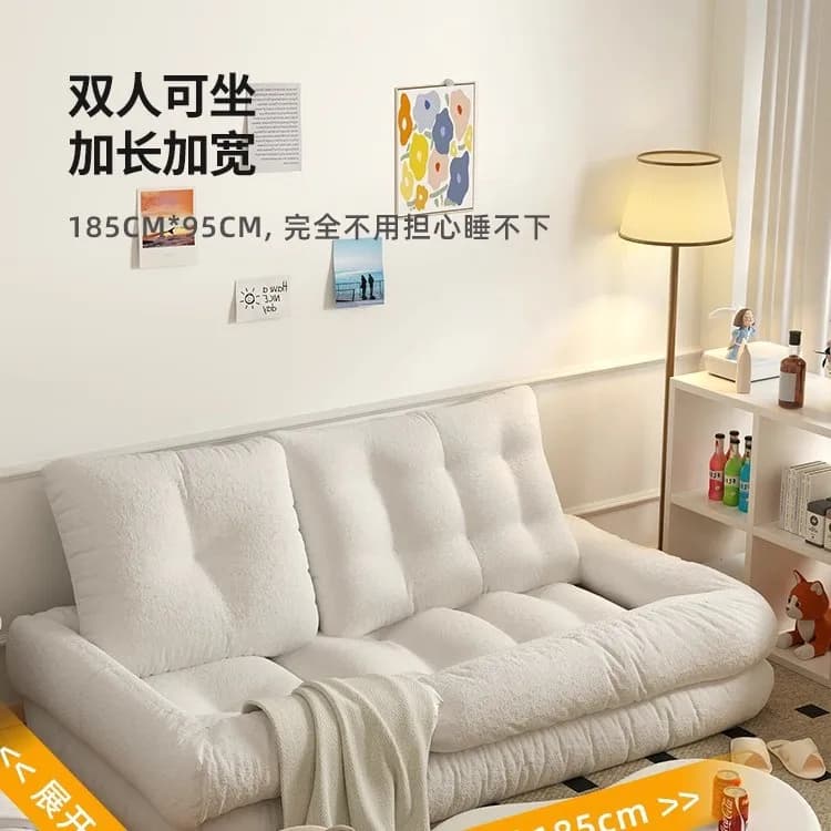 PYJ Lazy Lying and Sleeping Bedroom Small Sofa Single Balcony Casual Sofa