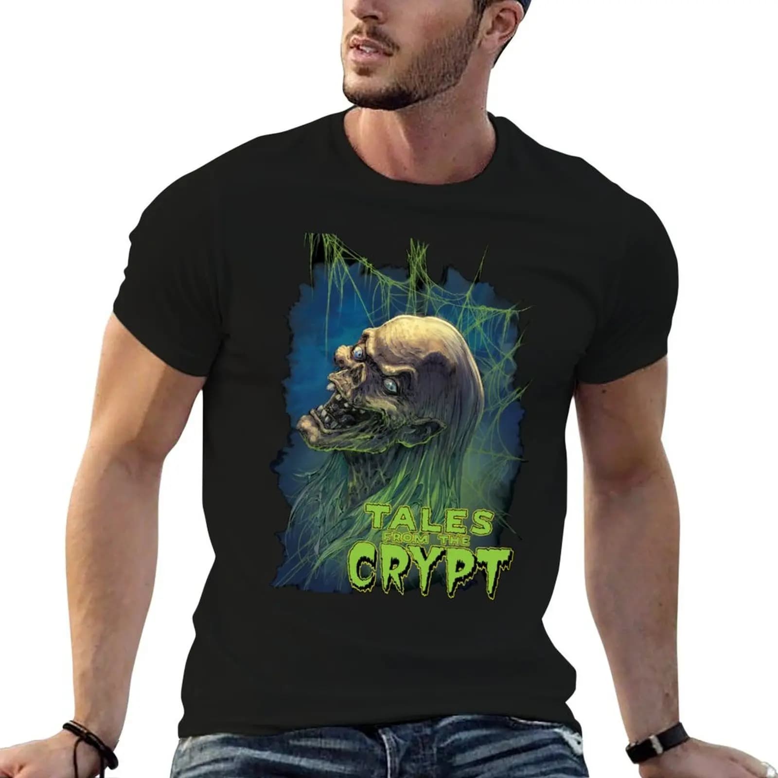 Tales From The Crypt T-Shirt anime clothes vintage anime shirt mens graphic t-shirts funny