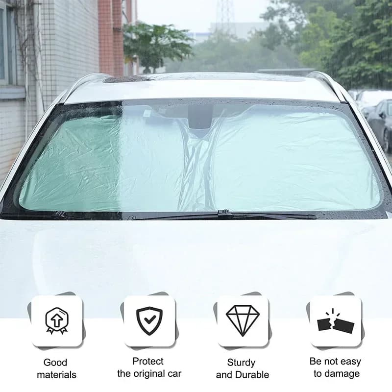 For BMW X3 F25 2011-2017 Silver Tape Car Front Windshield Sunshade Sun Protection Visor Sunshade Car Accessories