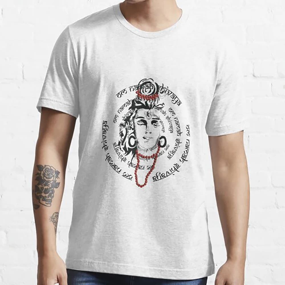 Om Namah Shivaya Hinduism Gods Gift t shirt Hindu Mythology O-Neck short sleeve 100% cotton Graphic clothes All size tops