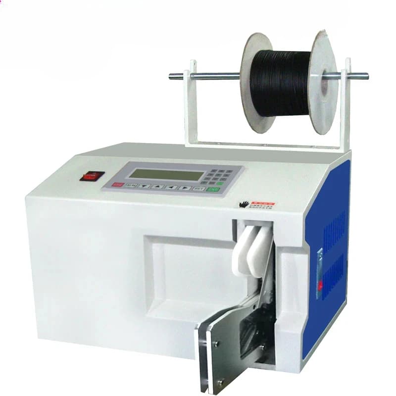 【bets】1PC T15-40 Wire Strapping Machine 220V Cable Coil Binding Machine Stainless Steel Hose Packaging Machine