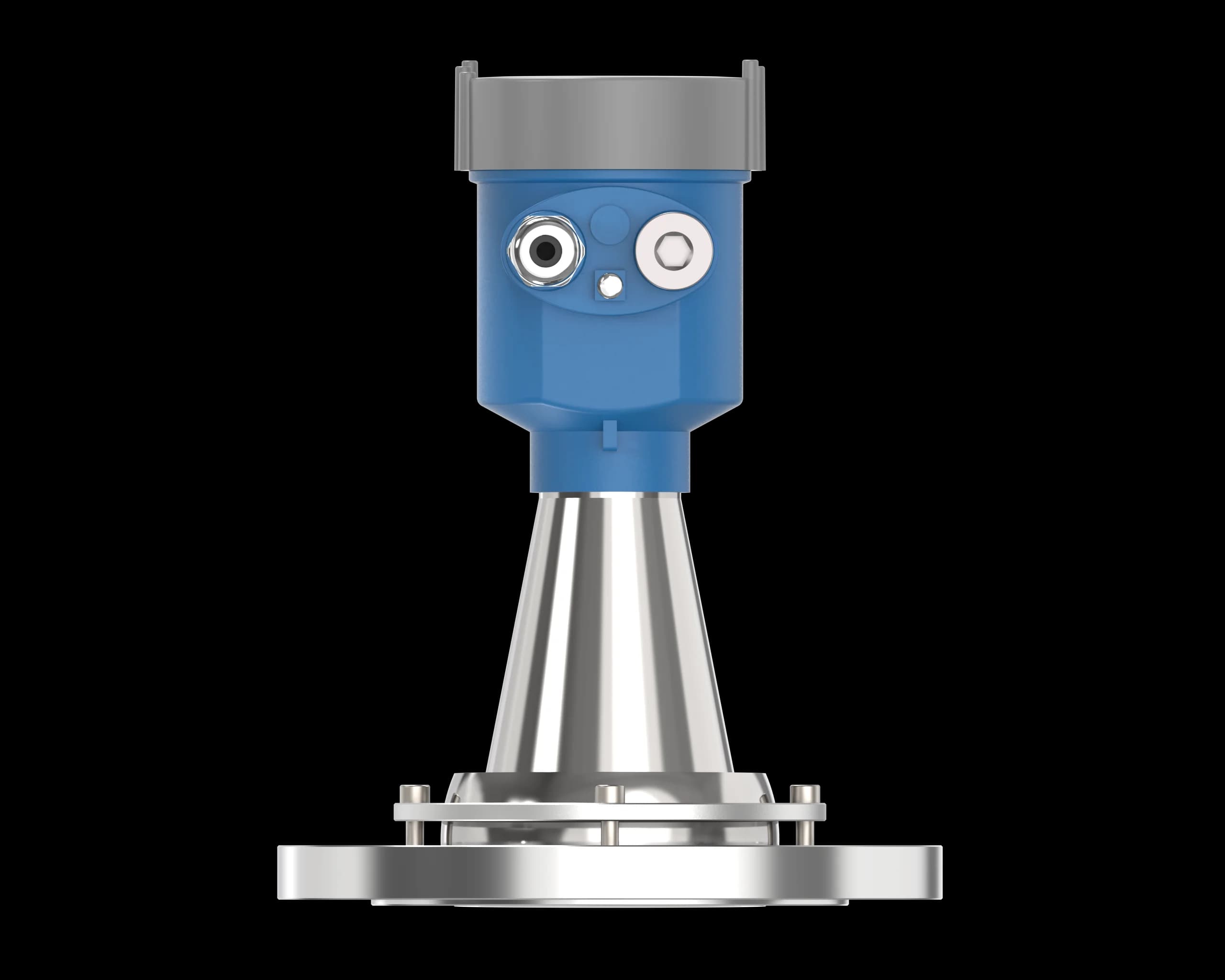 Non-Invasive Chemical Tank Radar Level Transmitter Liquid Level Measurement with Universal Flange