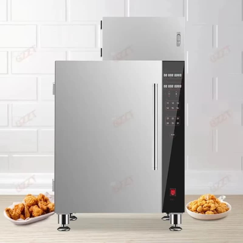 Electric Power High-End Stainless Steel Intelligent Smokeless Deep Fryer with Fume Purification