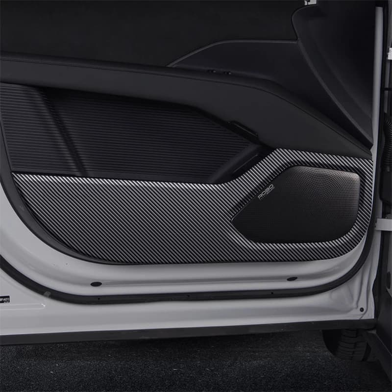 For JIYUE 01 ROBO-01 2023 2024 2025 PU Leather Car Door Anti Kick Pad Protection Stickers Cover Protector Trim Film Accessories