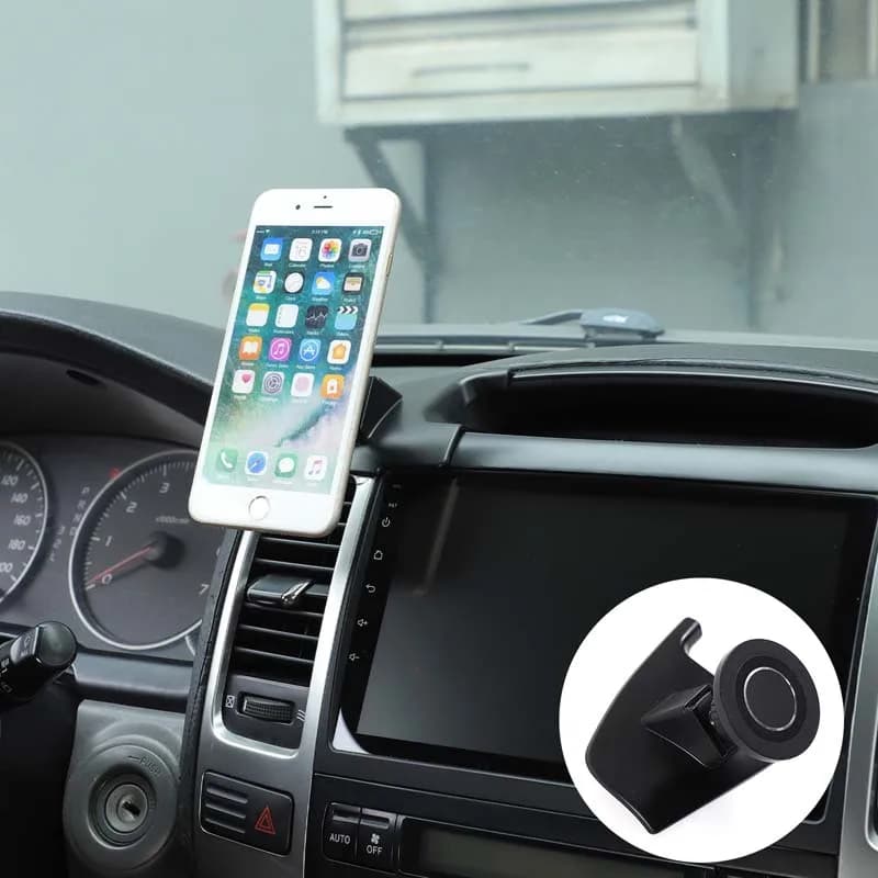 For Toyota Prado LC120 J120 2003-2009 Car Mobile Phone Holder Above the Center Console air Outlet ABS Car Accessories