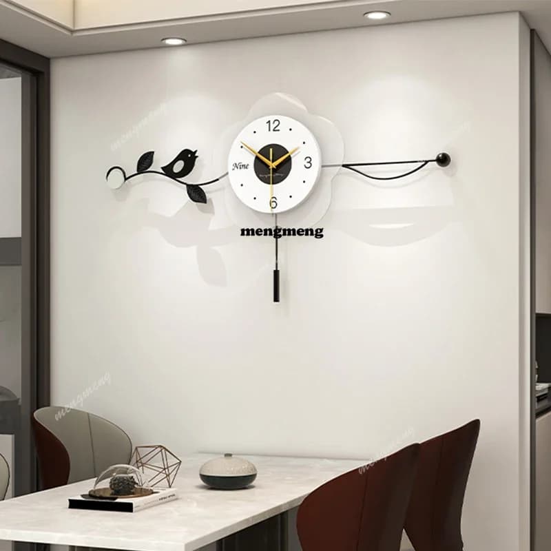 Nordic Design Wall clock Luxury Unique Square Design Wall clock Mechanical Square Horloge Murale Salon Wall Decoration