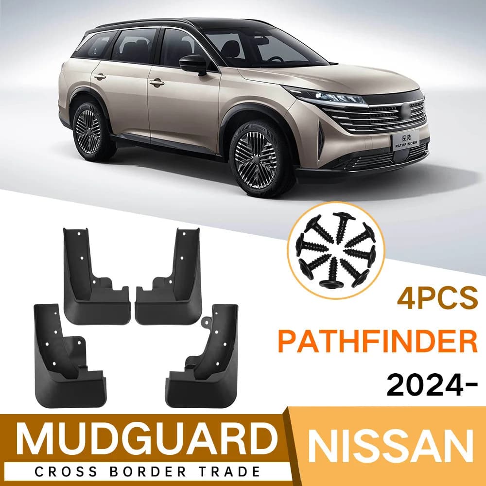 For Nissan Pathfinder 2024 fender tile auto parts car accessories 4runner accessories mud flaps fender flares