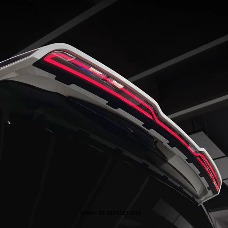 New High Quality Red 12V LED Tail Light Wing Spoiler for 2015-2023 for with Dynamic Brake Lights