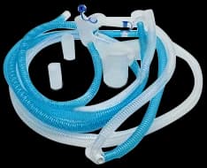 1.5m Single Tube Heating Type Breathing Circuit Disposable Pediatric Ventilator Breathing Circuit  Accessories