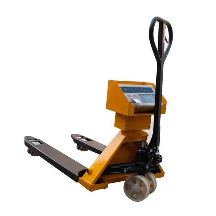 3000 kg 3 Ton Hand Pallet Truck Scale with Printer
