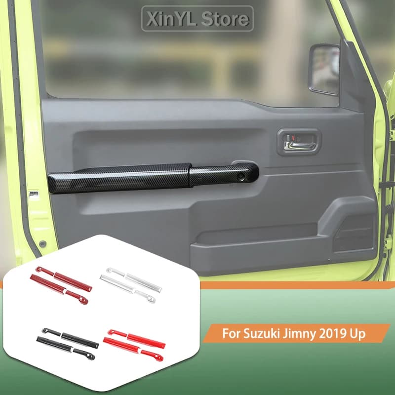 Car ABS Door Interior Armrest Panel Decorative Cover Stickers for Suzuki Jimny 2019 2020 2021 2022 2023 Up Interior Accessories