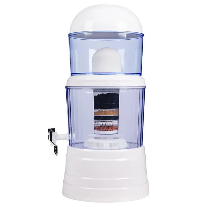 All-in-One Household Water Purifier Bucket Dual Ultrafiltration Carbon Filter Tap Water Direct Drinking Dispenser Accessory