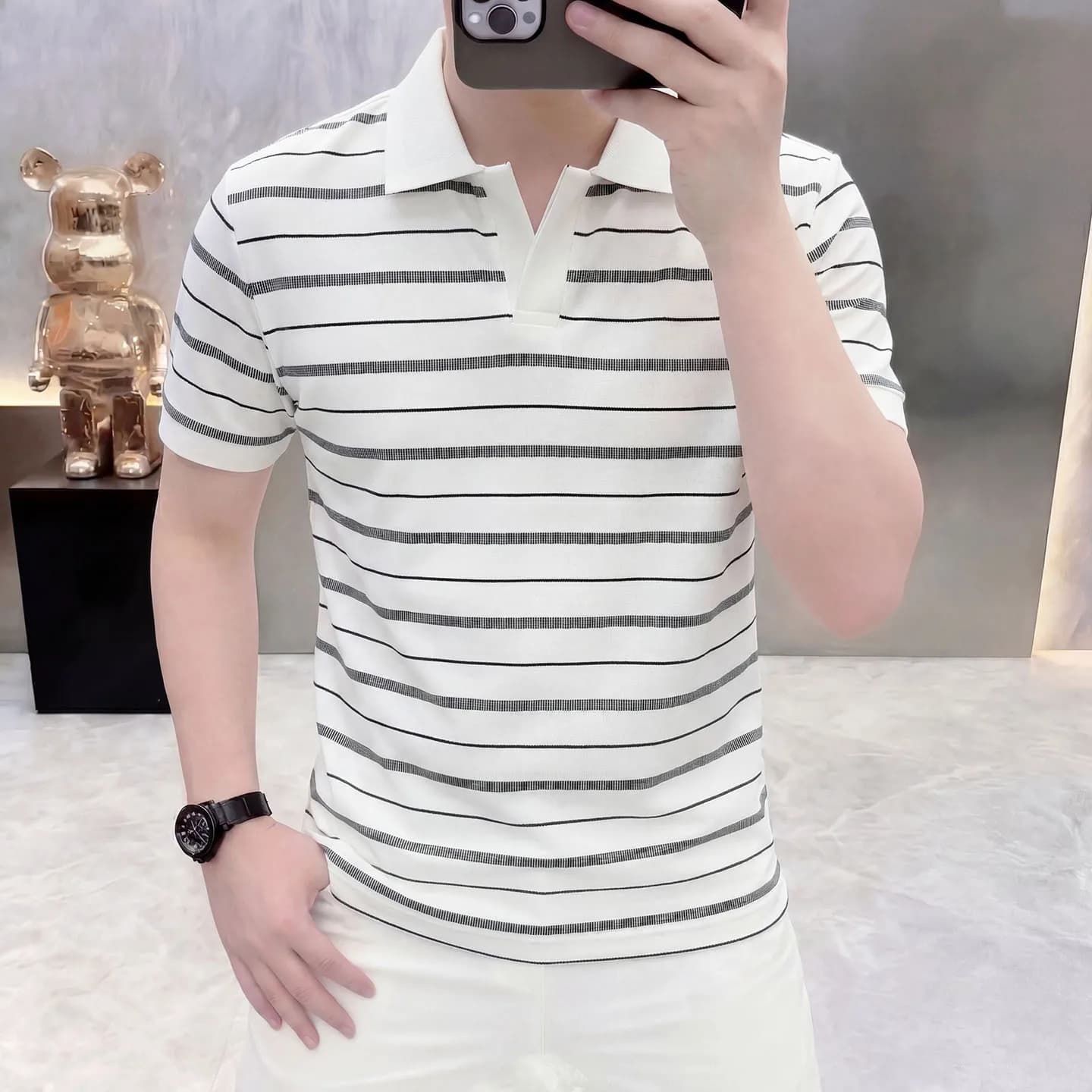2026 Summer New Style Men's Fashion Casual Short-Sleeved Polo Shirt Cool-Comfortable T-Shirt