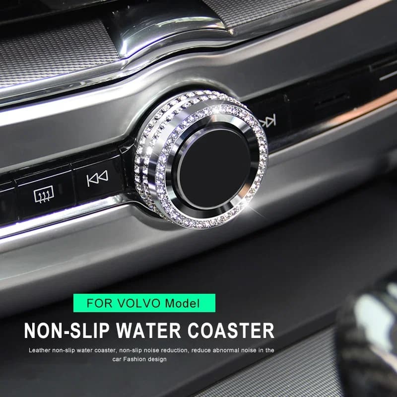 For Volvo XC60 XC90 S90 V90 S60 V60 Interior Modification Diamond Car Stickers Decoration Car Accessories