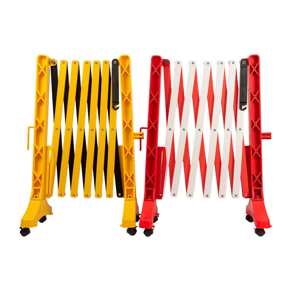 【Durable Using】High Visibility 3.5m Plastic Traffic Barricade Telescopic Retractable Crowd Control Guardrail For Parking Lot Sch