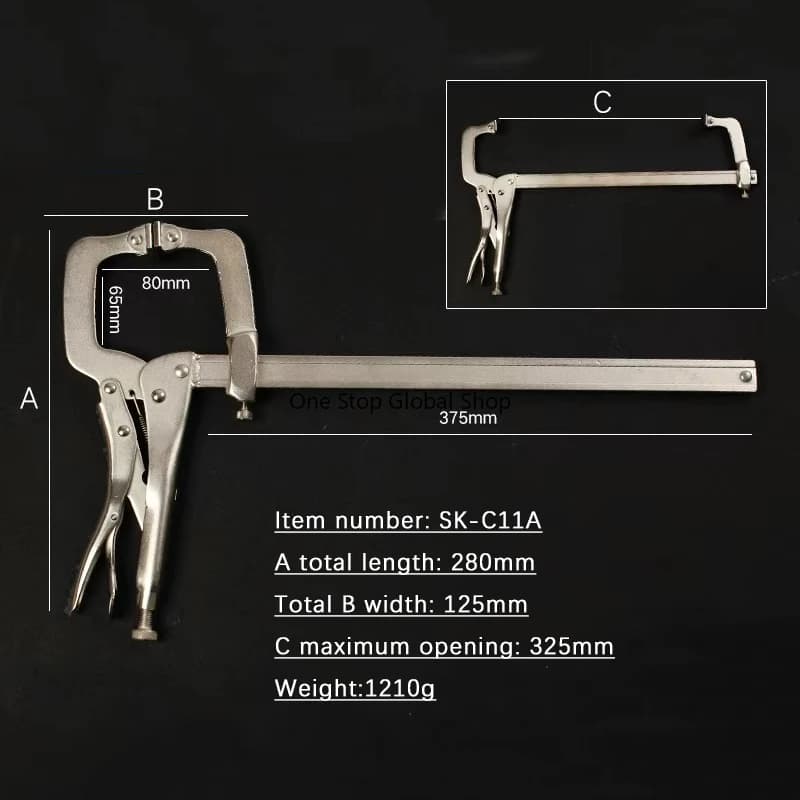 C-Type Universal Welding F Adjustable Slide Rod Powerful Fixed Woodworking