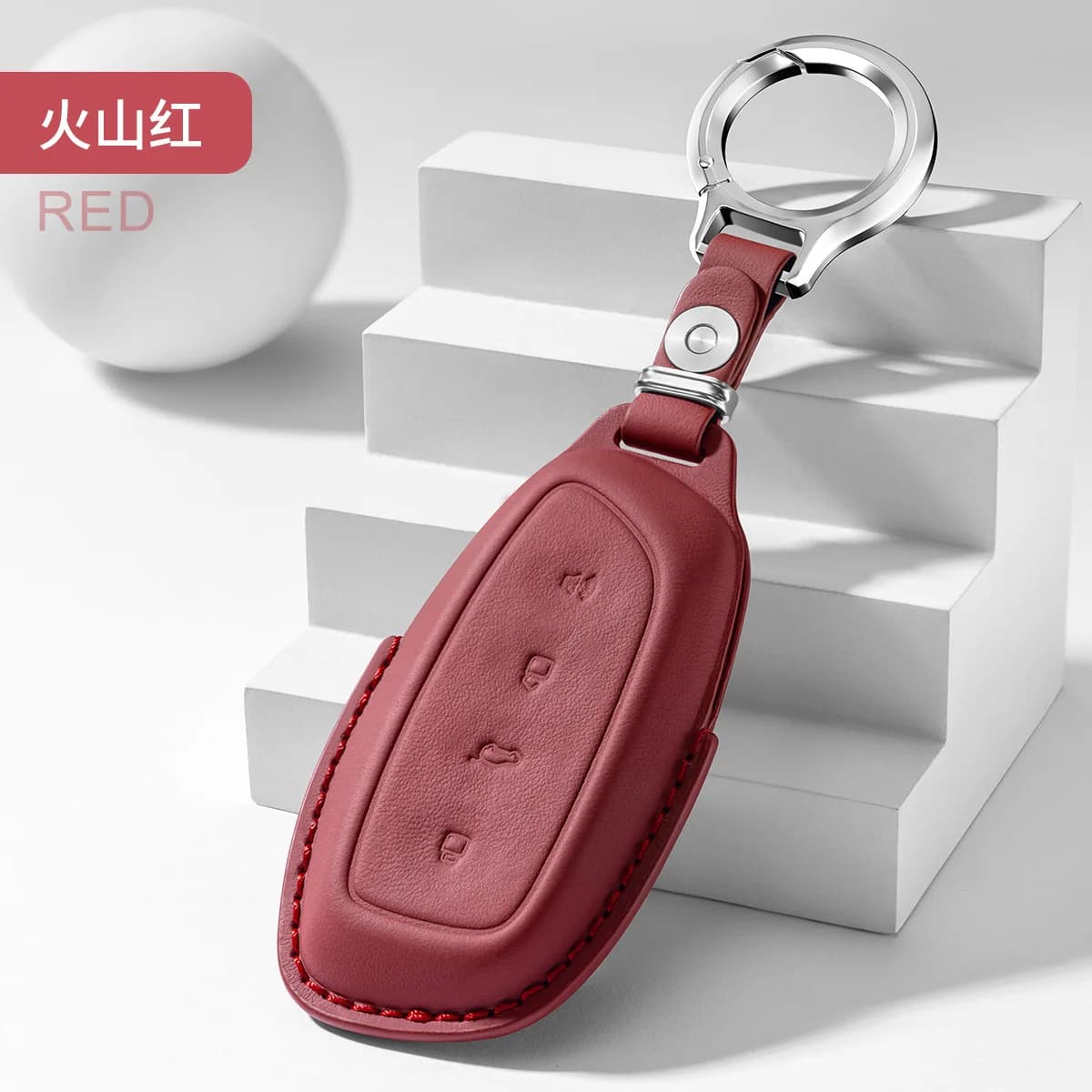 For Haval Raptor New Energy Car Key Cover, First-layer Cowhide, High-end Key Cover Buckle,  Interior Business wind