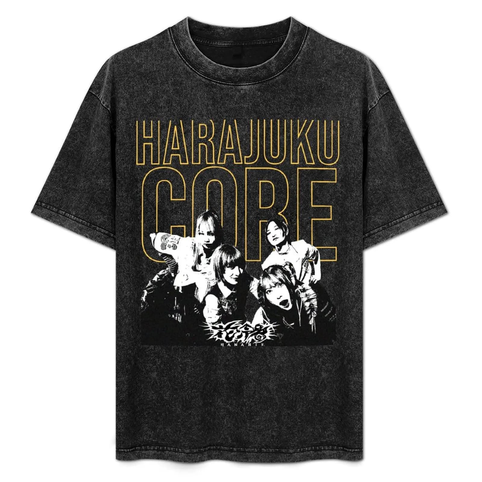 HANABIE T-Shirt Short sleeve tee vintage anime shirt heavyweights boys whites tshirts for men