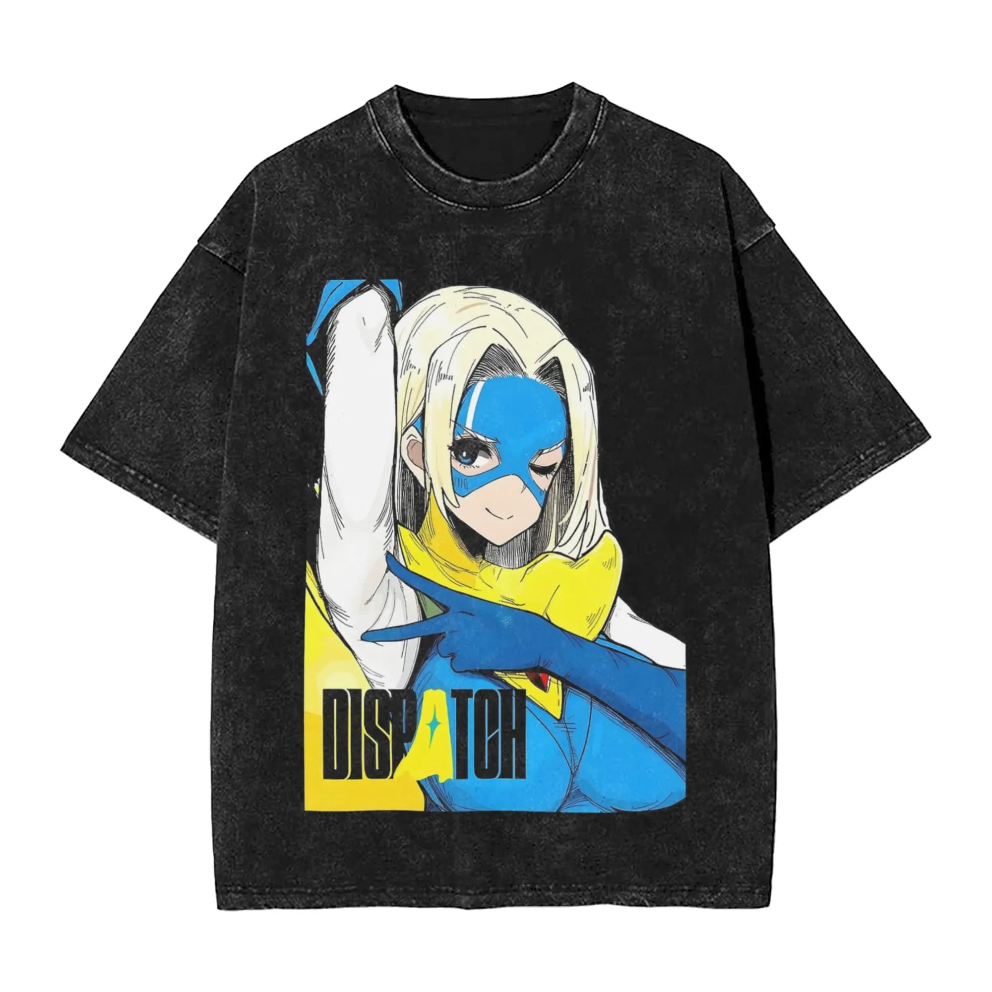 Dispatch Game  Washed T-Shirt Male Streetwear Cotton T-Shirts Summer Crewneck Trendy Cool Tee Shirt Custom Plus Size Clothing