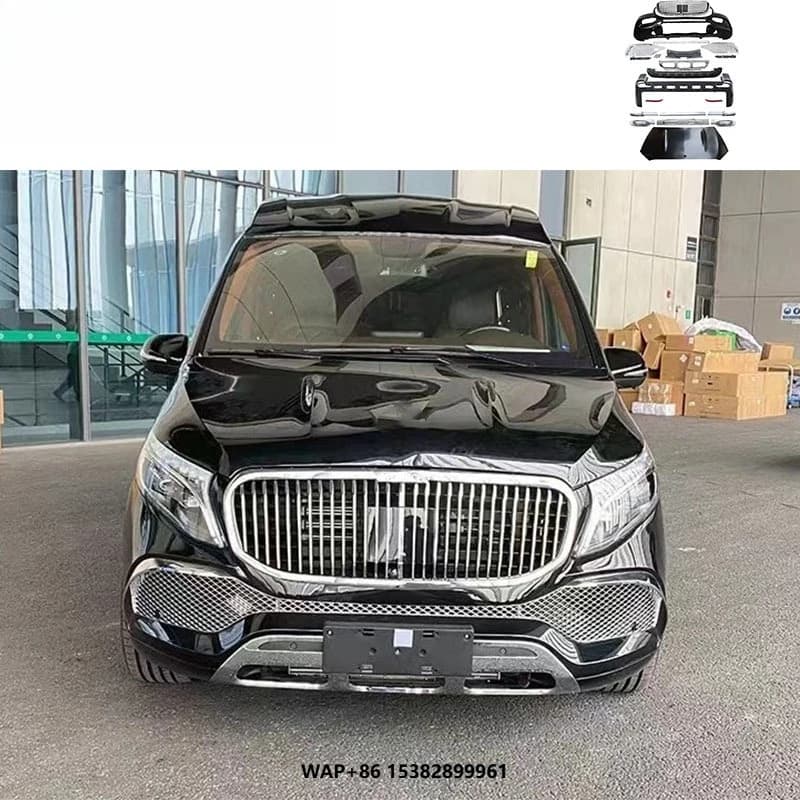 W447 Wholesale Car Parts Auto W447 Bodykit Full Body Kit Set Upgrade Facelift for V Class W447 V260 V250 Vito Grille Bumpers