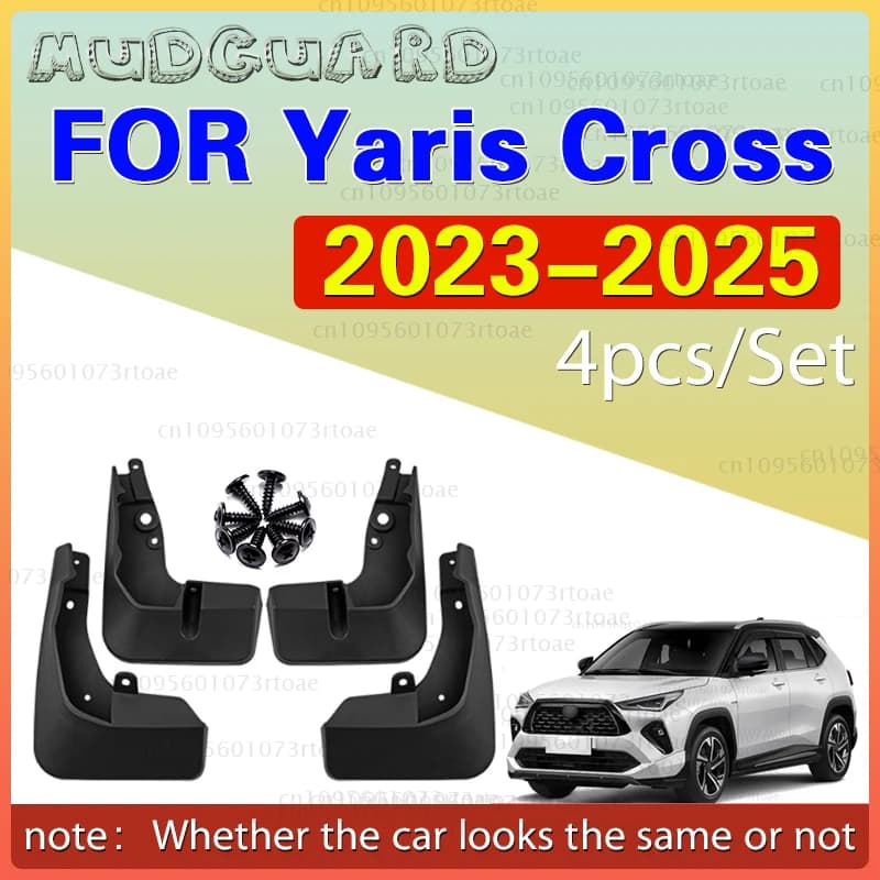 For Toyota Yaris Cross GR 2023 2024 2025 Car Mudflaps Splash Mud Flaps Front Rear Wheel Fender Flare Car Accessories Auto Muds
