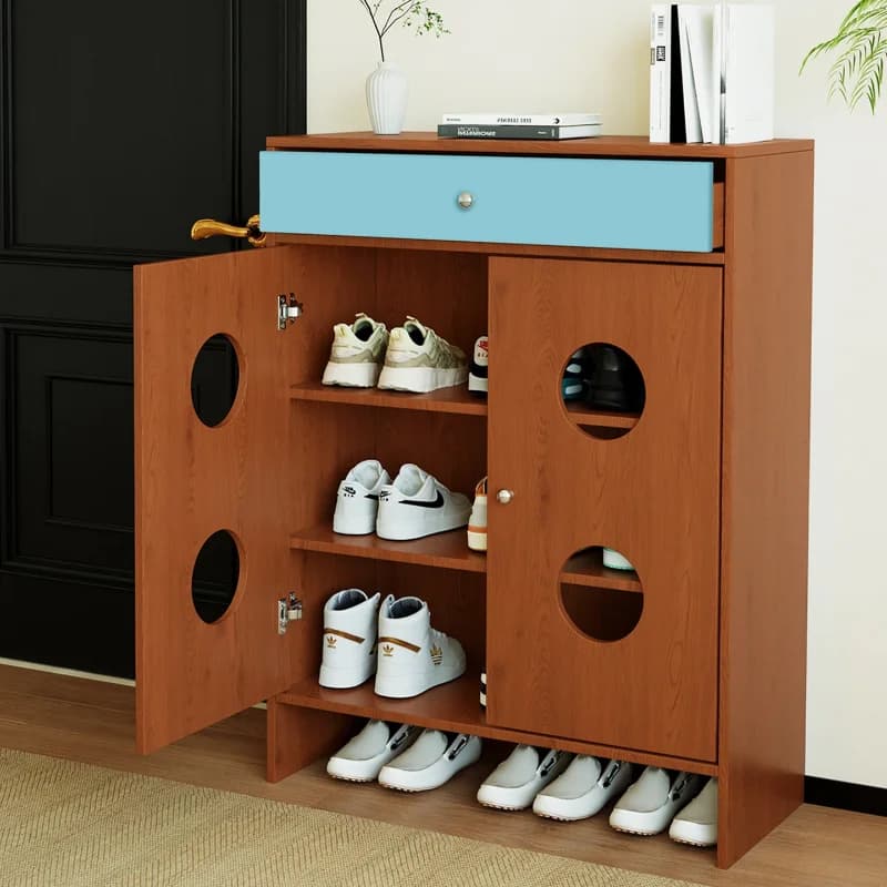 Bauhaus design shoe cabinet entrance display multi-layer simple storage locker large capacity meuble chaussure home furniture