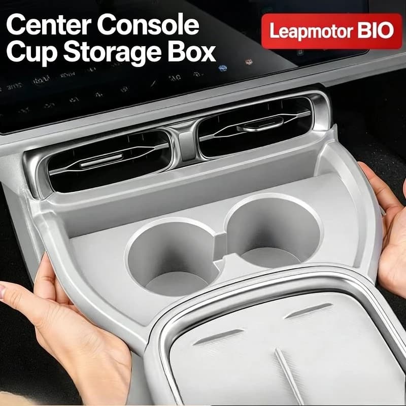 Anti-scratche Protect Car Accessories Car Interior Cup Holder For Leapmotor B10 EV 2025 2026 Center Console Storage Box