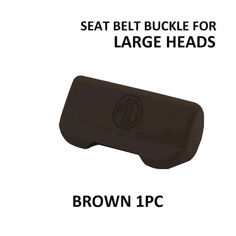 MG Logo Soft Silicone Seat Belt Buckle Cover For MG Cyberster ZS EV MG4 EV HS, Anti-collision Safety Belt Protector Auto Trim Pa