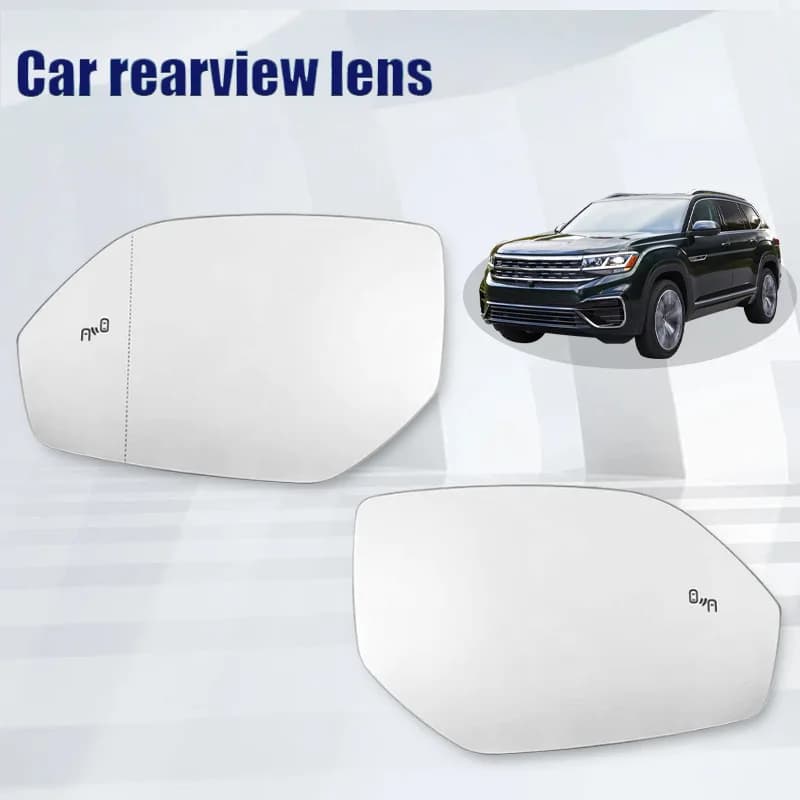 For 17-24 Volkswagen Touareg Atlas cars with heated reversing lenses and replacement of rearview lens glass