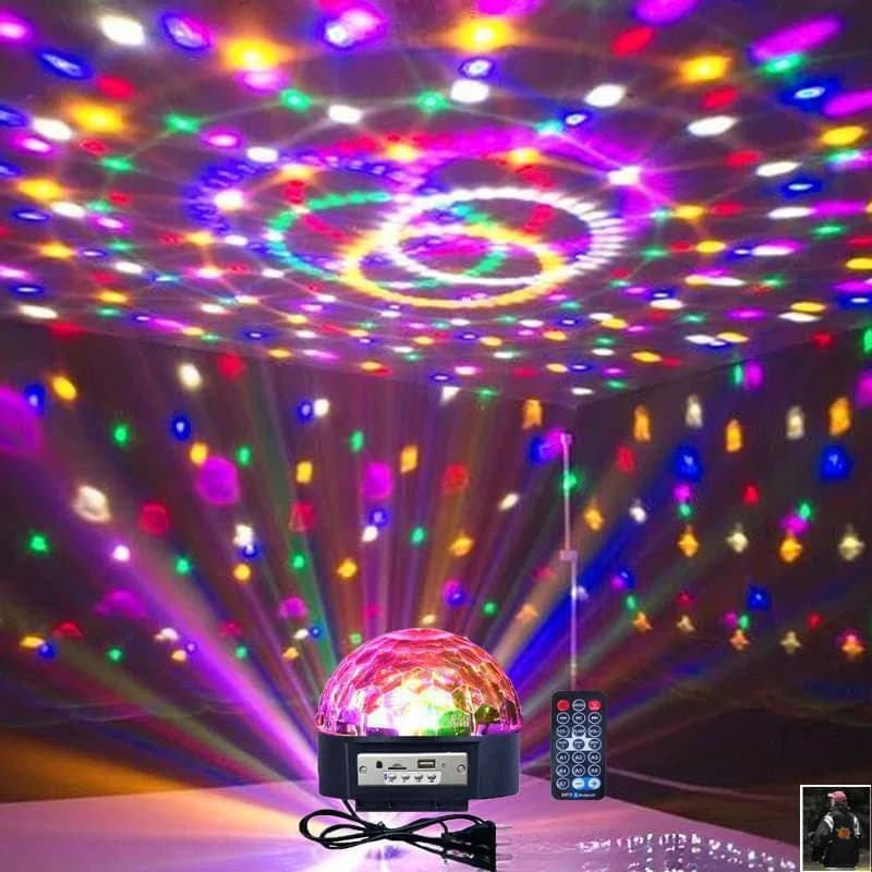 Crystal Magic Ball Bar Light Dancing  Laser Bouncing Stage
