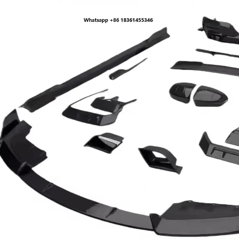 For Premium Car Accessories Dry Carbon Fiber Front Lip Rear Diffuser Wing Spoiler Side Skirt Series Durable
