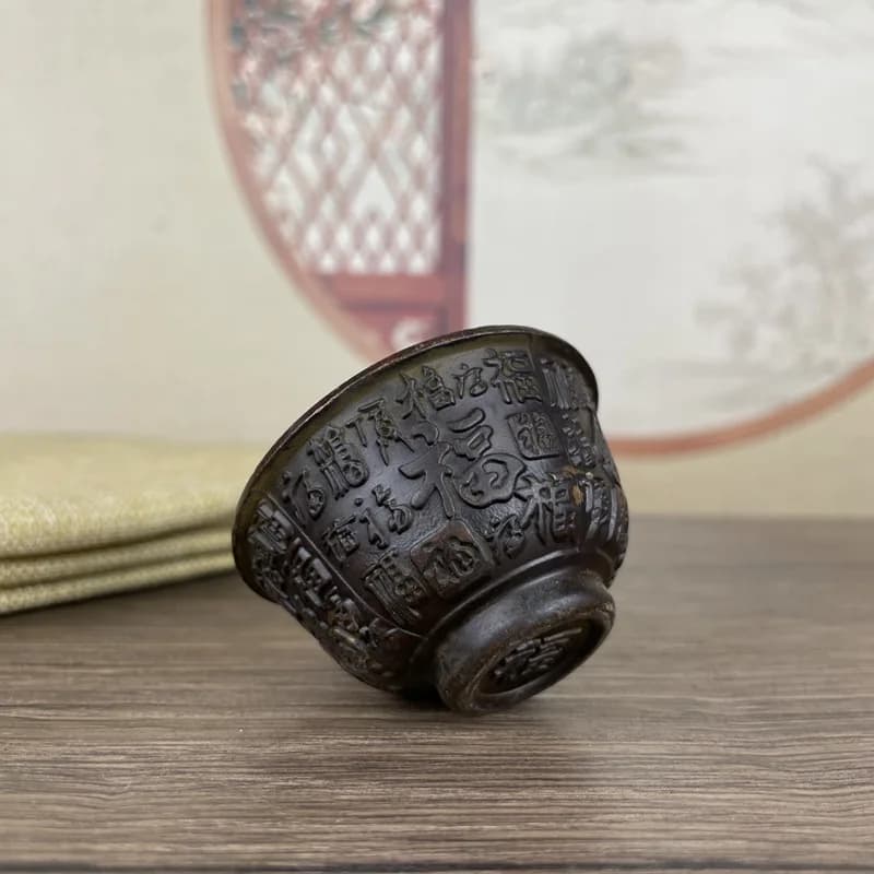 Pfaff Vintage Home Decorative Small Wine Cup for Offerings, Diameter 5.7 cm, Height Approximately 3 cm