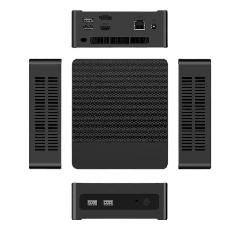 12Th generation N100 mini computer 4K home network port soft routing business office portable miniPC micro host