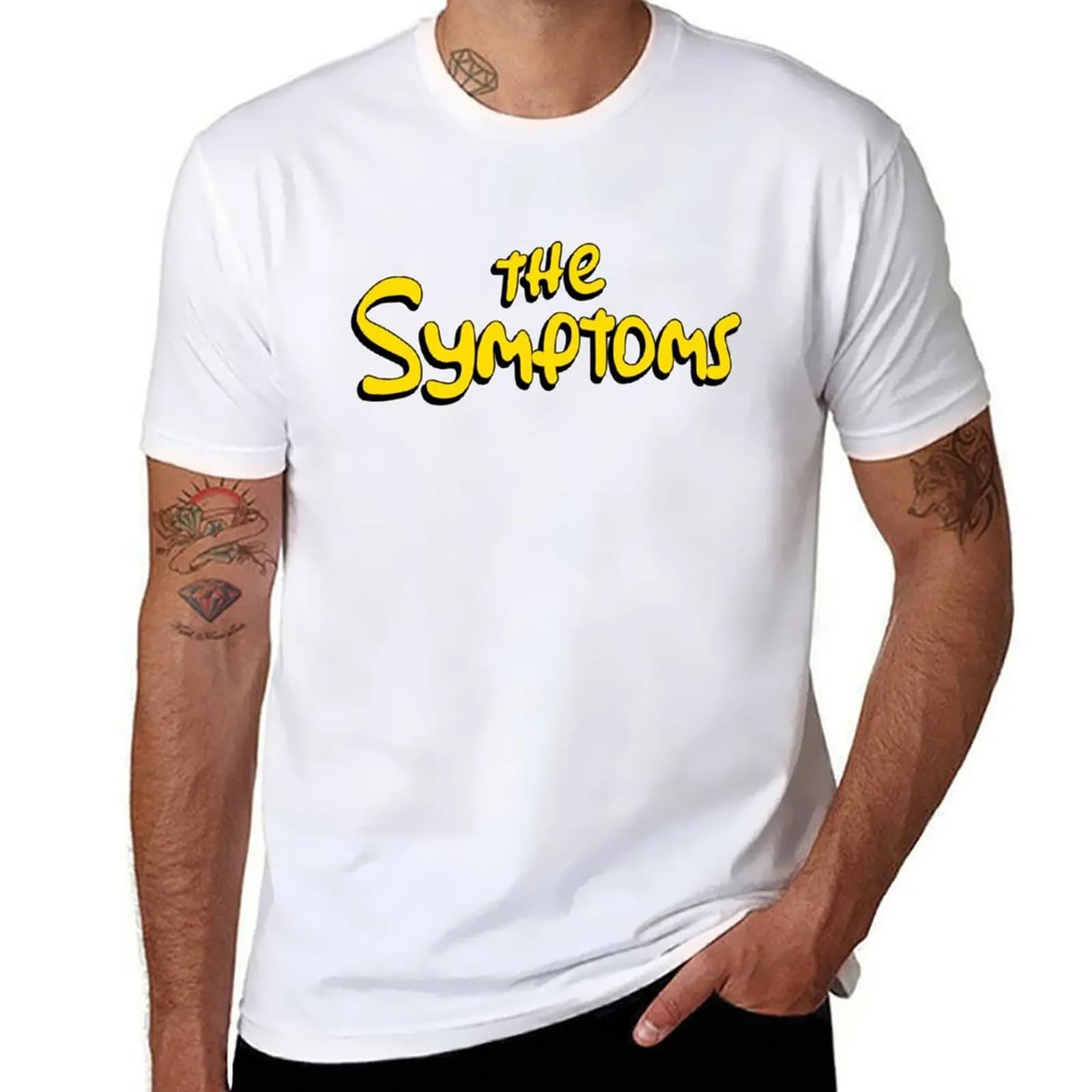 The Symptoms T-Shirt man t shirt cotton high quality cotton t shirt man T-Shirt