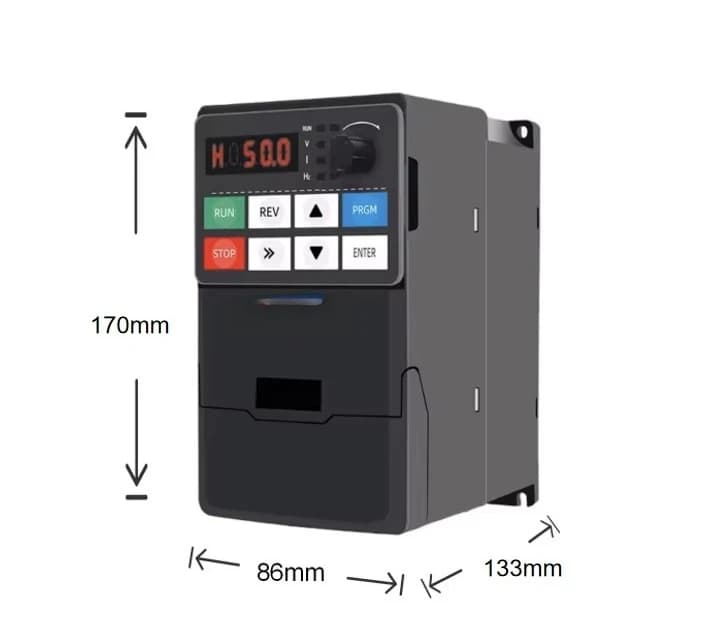 0.75kw 1.5kw 2.2kw Single-phase 220v Frequency Converter Three-phase 380v 0.75-11kw Inverter Vfd for Speed Controller,fan,motor