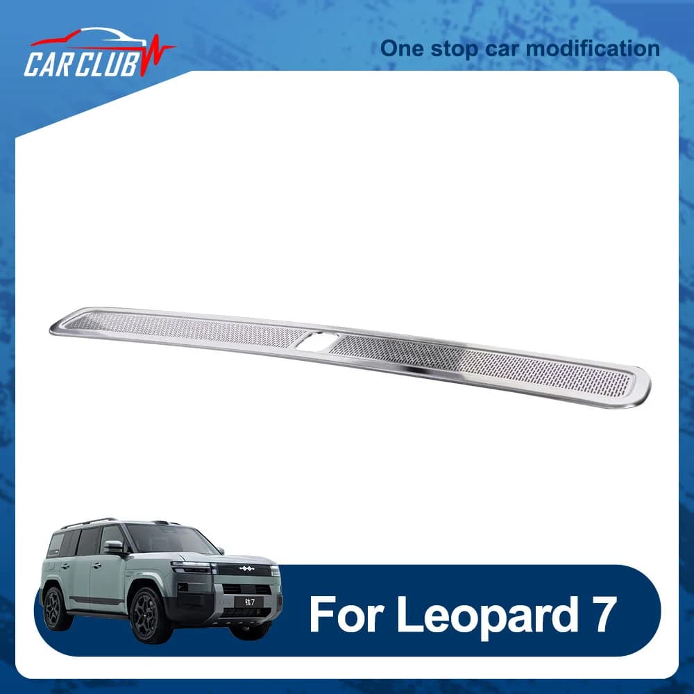 Instrument Panel Air Outlet Protective Cover Fit For BYD Leopard 7 Titanium 7 2025 2026 Stainless Steel Automotive Supplies