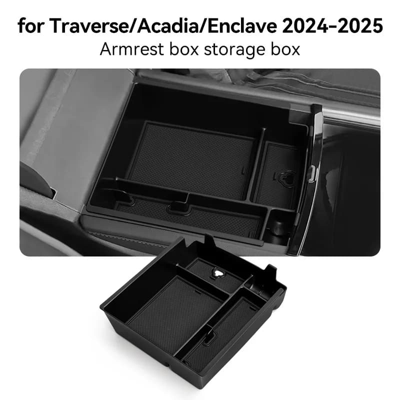 For 24-25 Chevrolet Traverse armrest box storage box Acadia/Enclave automotive supplies