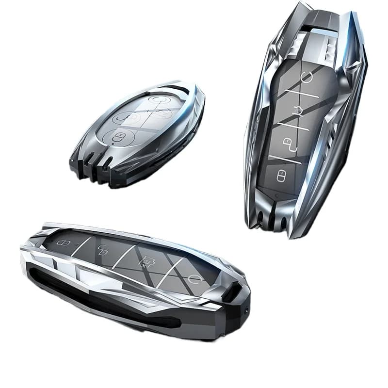 Premium Zinc Alloy Key Cover Case for BYD Han/Song Plus/Song Pro Max/Qin Plus/Tang New Energy - Protective Key Fob Shell