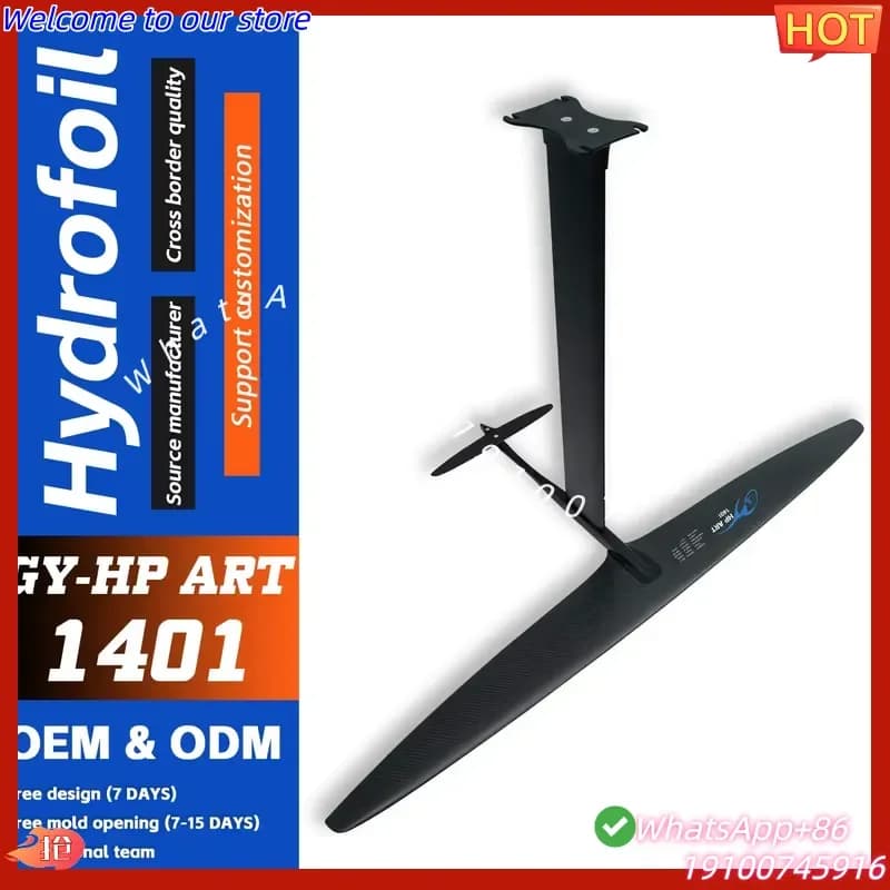 2026Hot 2026 AXIS ART PRO 1401 Axis Gear Foil Carbon Hydrofoil Wing for Dock-starters Beginner Pumping Surf Windsurf Kitesurf