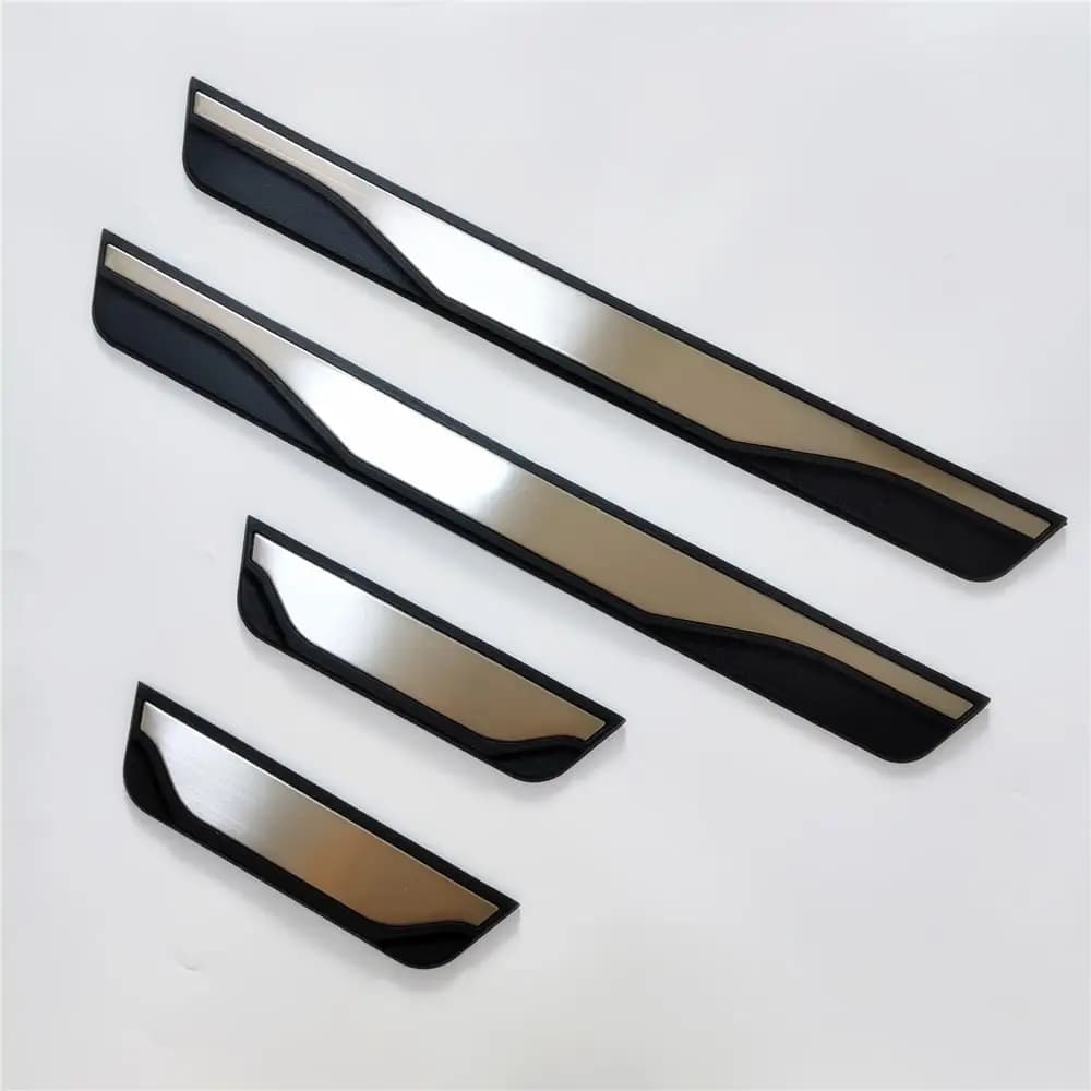 Car Door Sill Scuff Plate Trim Stainless Threshold Kick Pedal Protector For Mitsubishi Outlander 2007-2022 2023 2024 Accessories