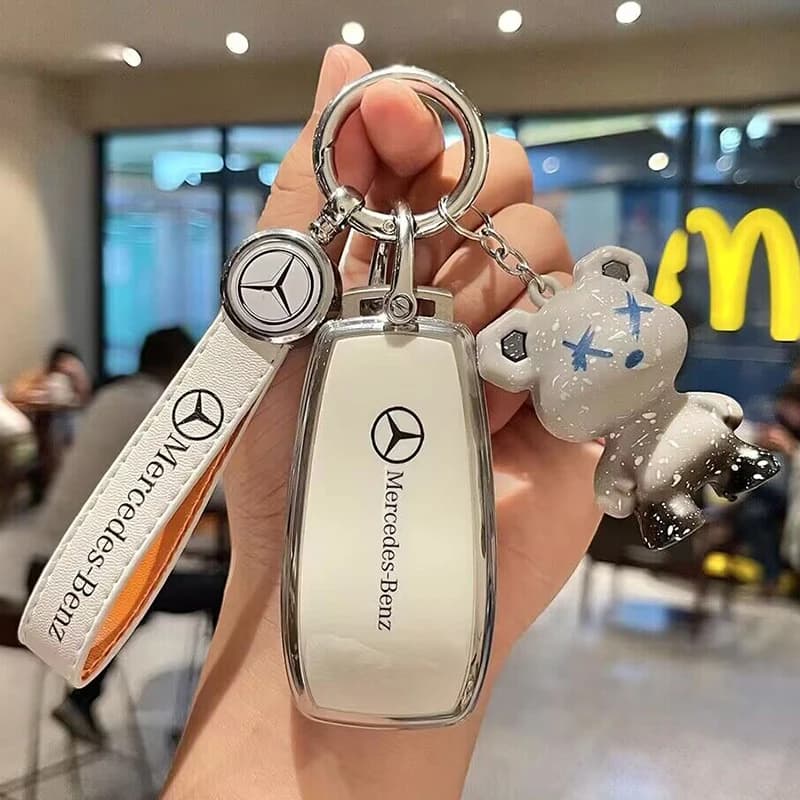 Car key case cover For For Mercedes Benz W206 W223 C S Class S350 C200 C260 C300 S400 S450 S500 2021 2022 2023 2024